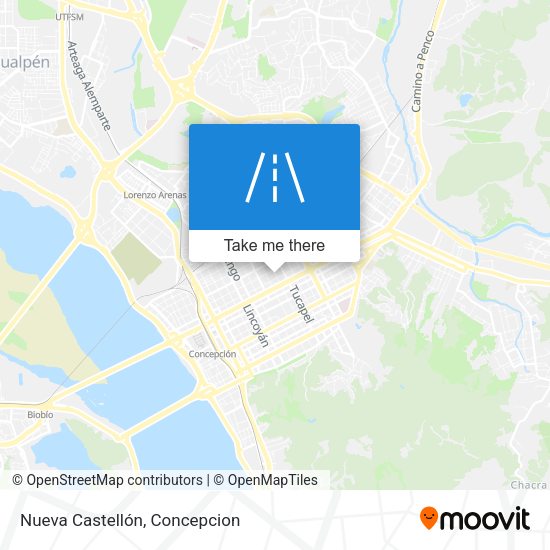 Mapa de Nueva Castellón