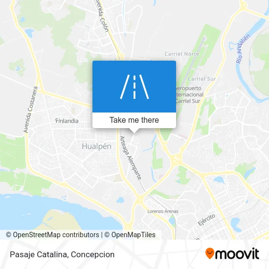 Pasaje Catalina map