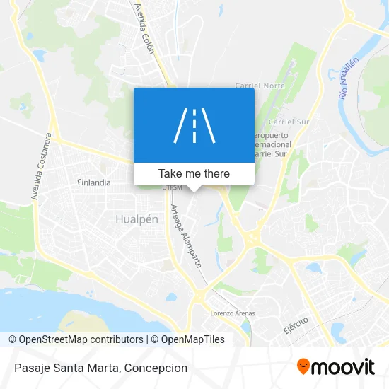 Pasaje Santa Marta map