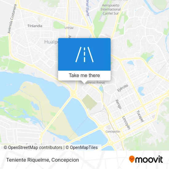 Teniente Riquelme map