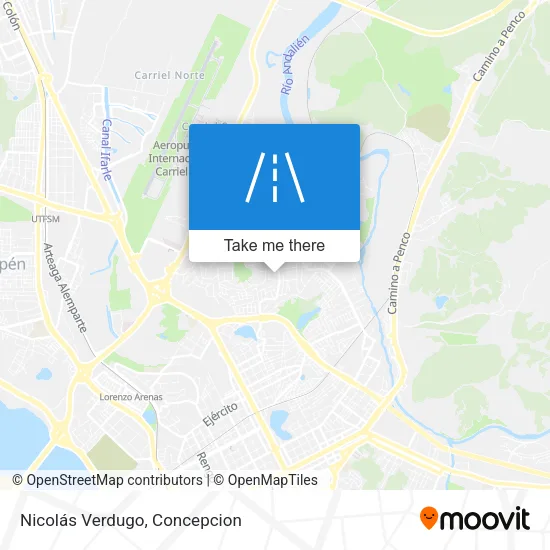 Mapa de Nicolás Verdugo