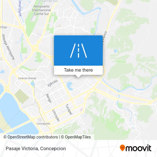 Mapa de Pasaje Victoria