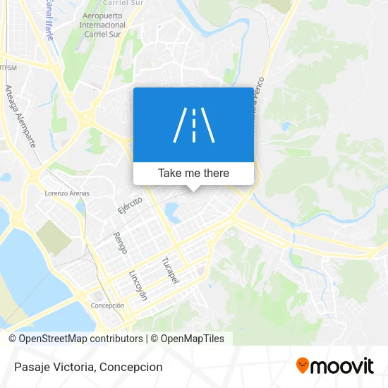 Pasaje Victoria map