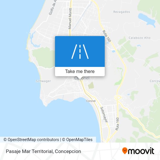 Pasaje Mar Territorial map