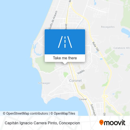 Mapa de Capitán Ignacio Carrera Pinto