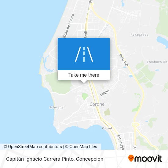Mapa de Capitán Ignacio Carrera Pinto