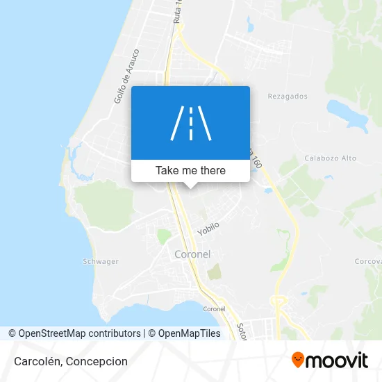 Carcolén map