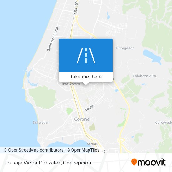 Pasaje Víctor González map