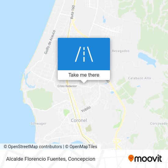 Alcalde Florencio Fuentes map