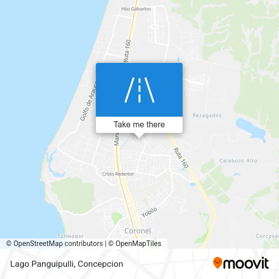 Mapa de Lago Panguipulli