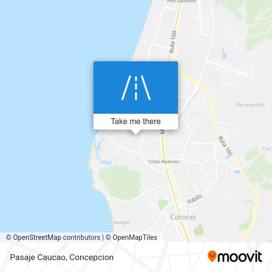 Pasaje Caucao map