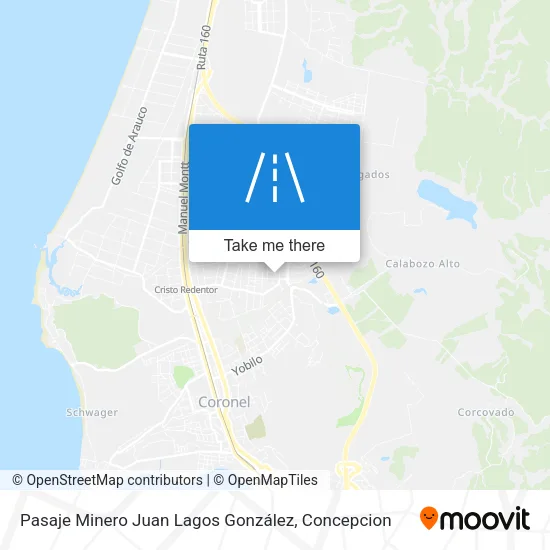 Mapa de Pasaje Minero Juan Lagos González