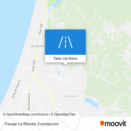 Mapa de Pasaje La Rienda