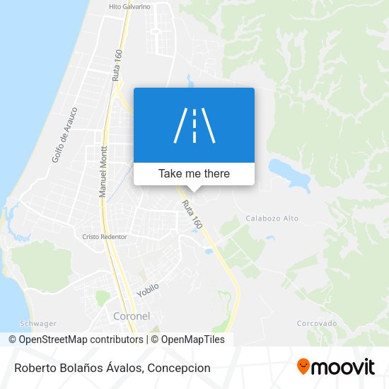 Roberto Bolaños Ávalos map