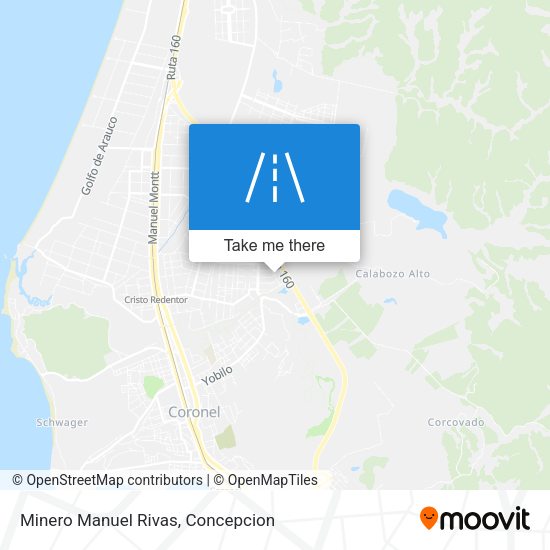 Minero Manuel Rivas map