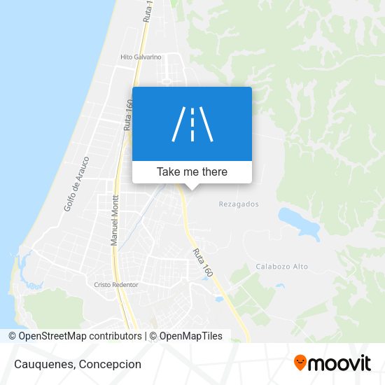 Mapa de Cauquenes