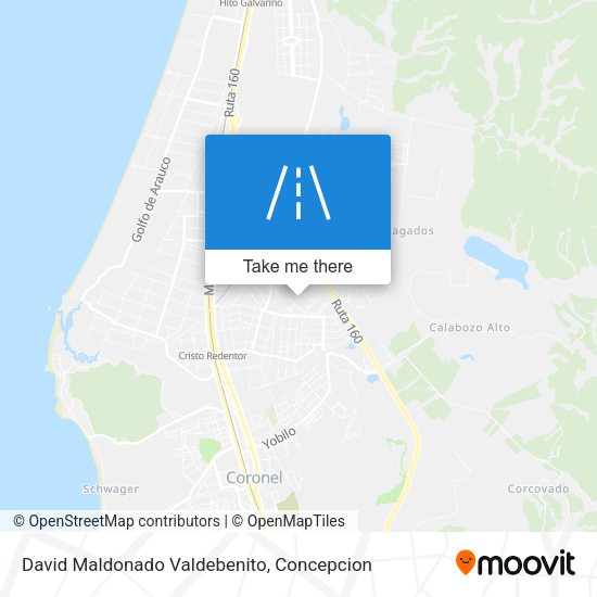 David Maldonado Valdebenito map