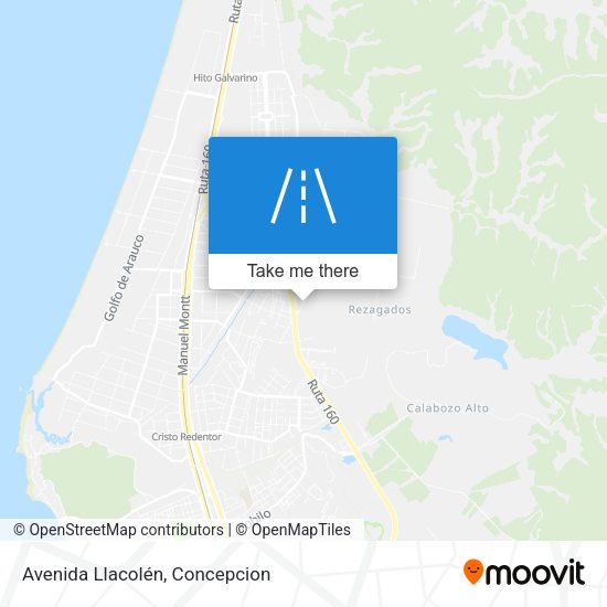 Avenida Llacolén map
