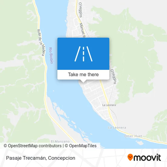 Mapa de Pasaje Trecamán