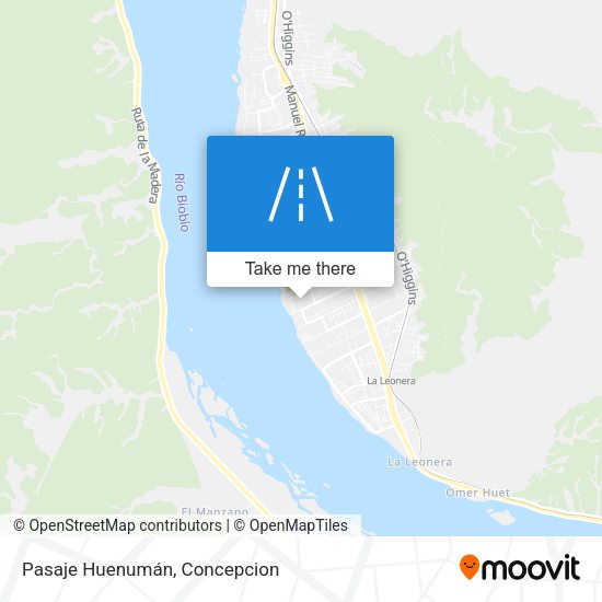 Mapa de Pasaje Huenumán