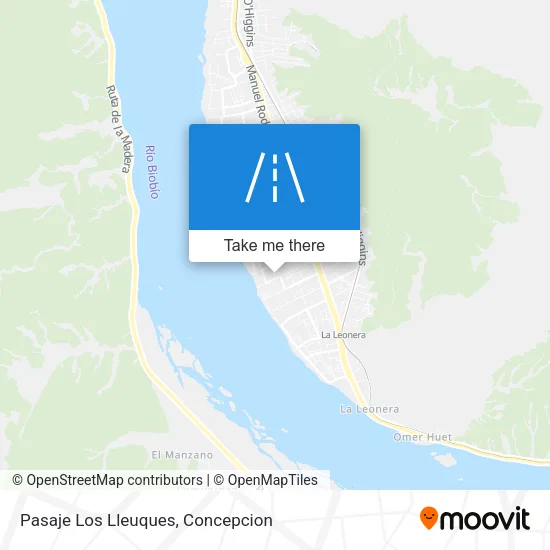 Mapa de Pasaje Los Lleuques