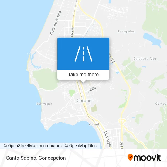 Santa Sabina map