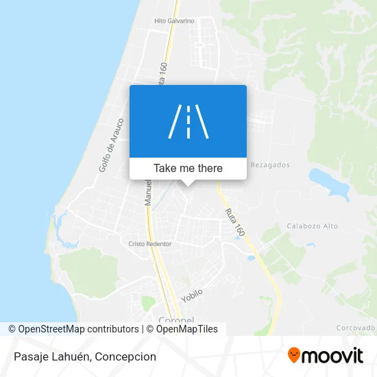 Mapa de Pasaje Lahuén