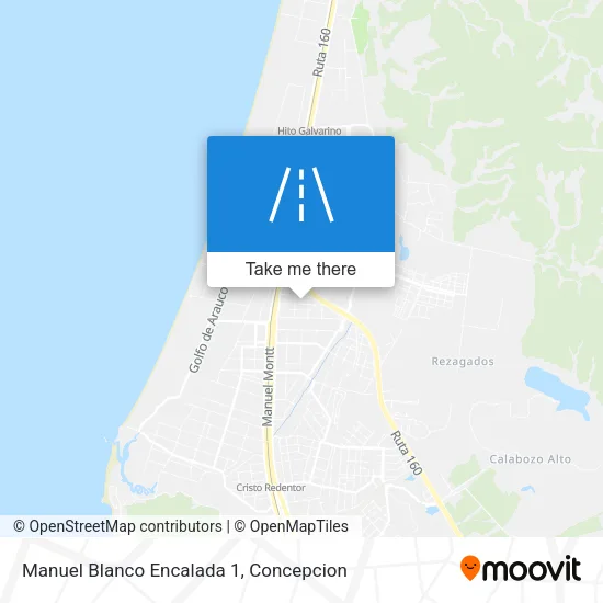 Manuel Blanco Encalada 1 map