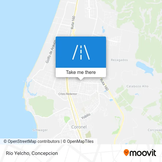 Río Yelcho map