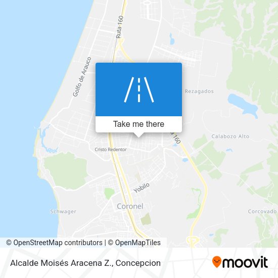 Alcalde Moisés Aracena Z. map
