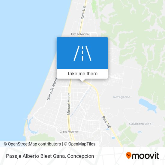 Pasaje Alberto Blest Gana map