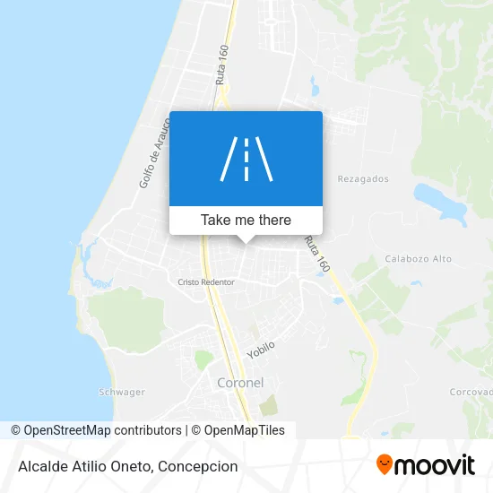 Mapa de Alcalde Atilio Oneto