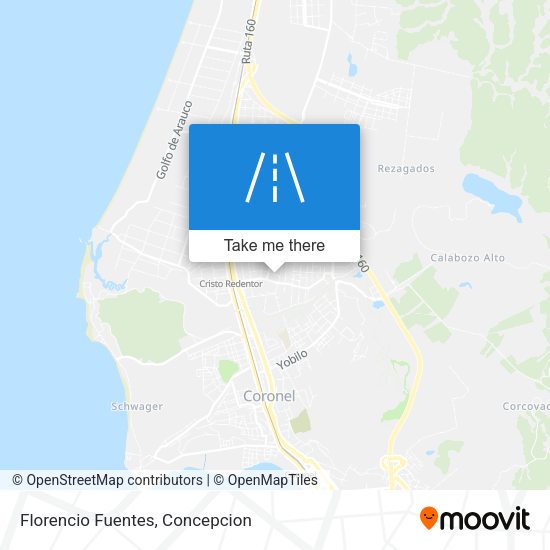 Florencio Fuentes map