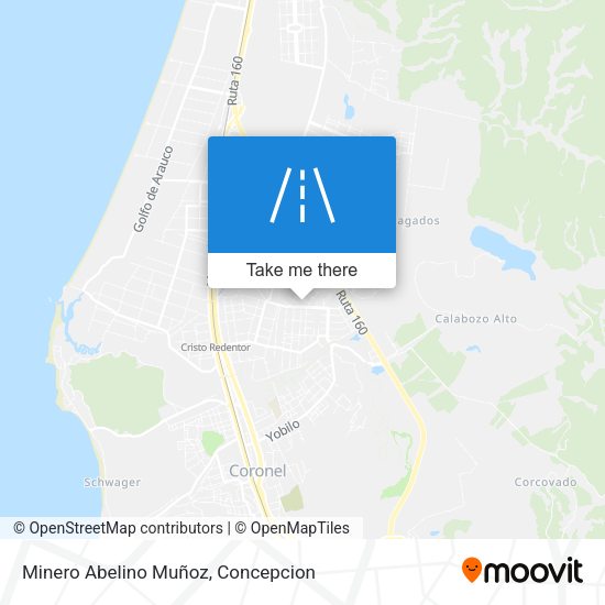 Minero Abelino Muñoz map