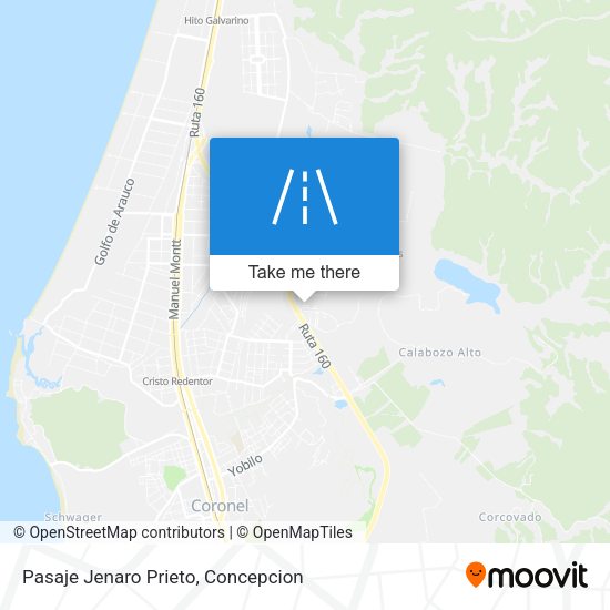 Mapa de Pasaje Jenaro Prieto