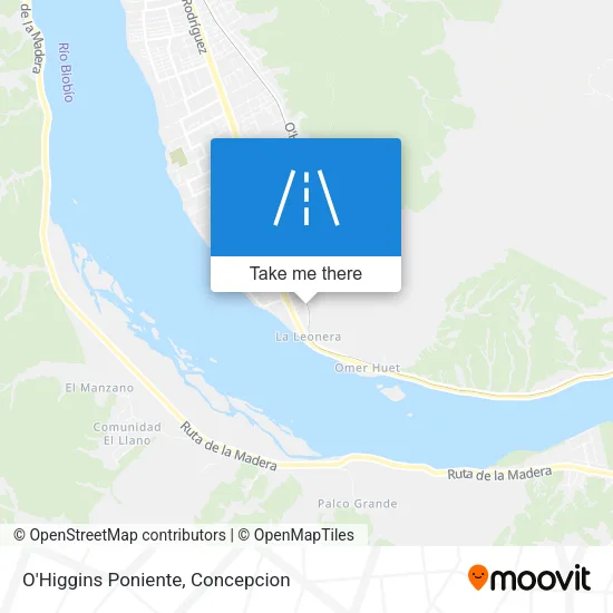 Mapa de O'Higgins Poniente