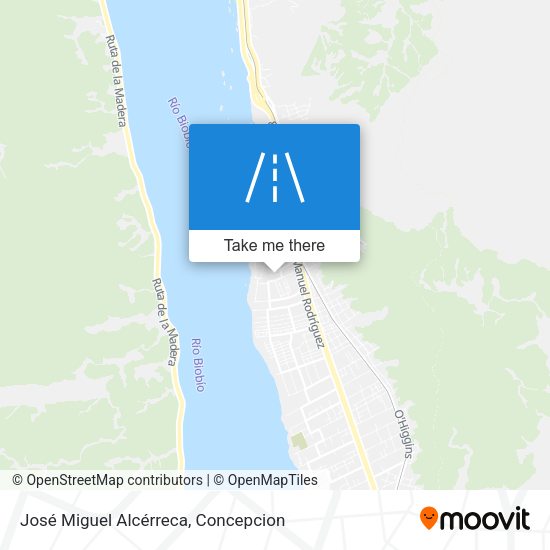José Miguel Alcérreca map