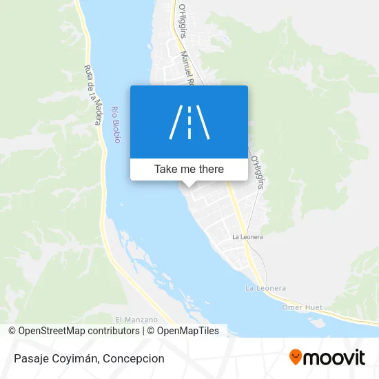 Mapa de Pasaje Coyimán