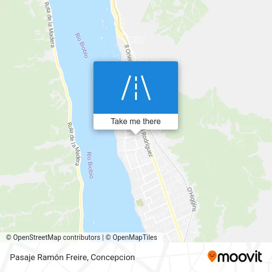 Mapa de Pasaje Ramón Freire