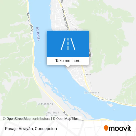 Mapa de Pasaje Arrayán