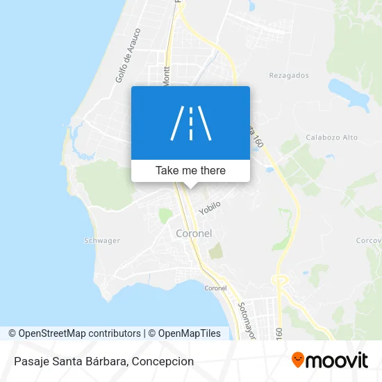 Mapa de Pasaje Santa Bárbara
