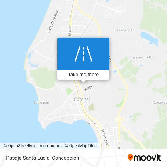 Mapa de Pasaje Santa Lucía