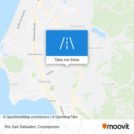 Mapa de Río San Salvador