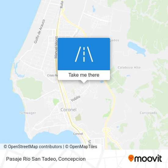 Mapa de Pasaje Río San Tadeo