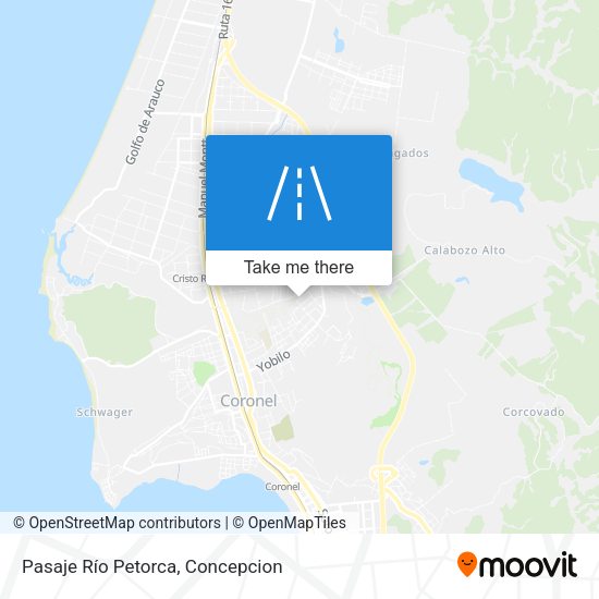 Mapa de Pasaje Río Petorca