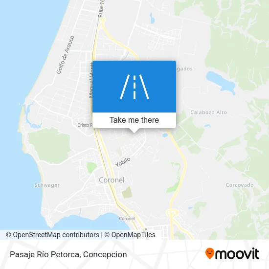 Pasaje Río Petorca map