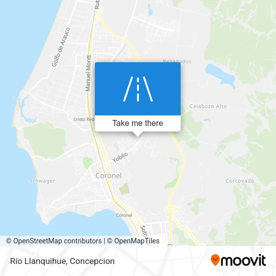 Mapa de Río Llanquihue