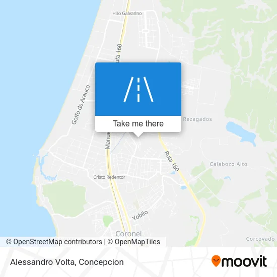 Mapa de Alessandro Volta