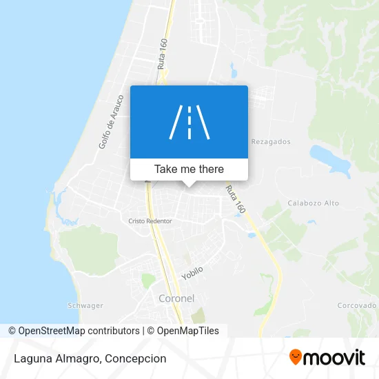 Mapa de Laguna Almagro