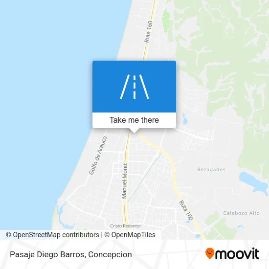 Mapa de Pasaje Diego Barros